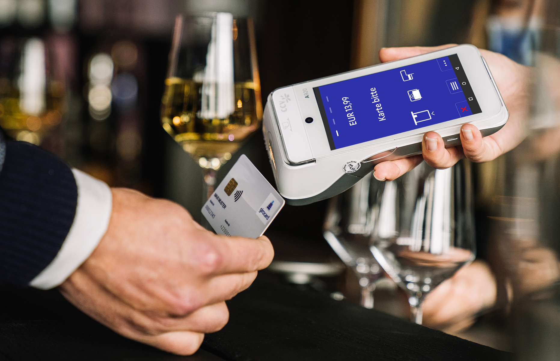 Einfach mit Karte bezahlen