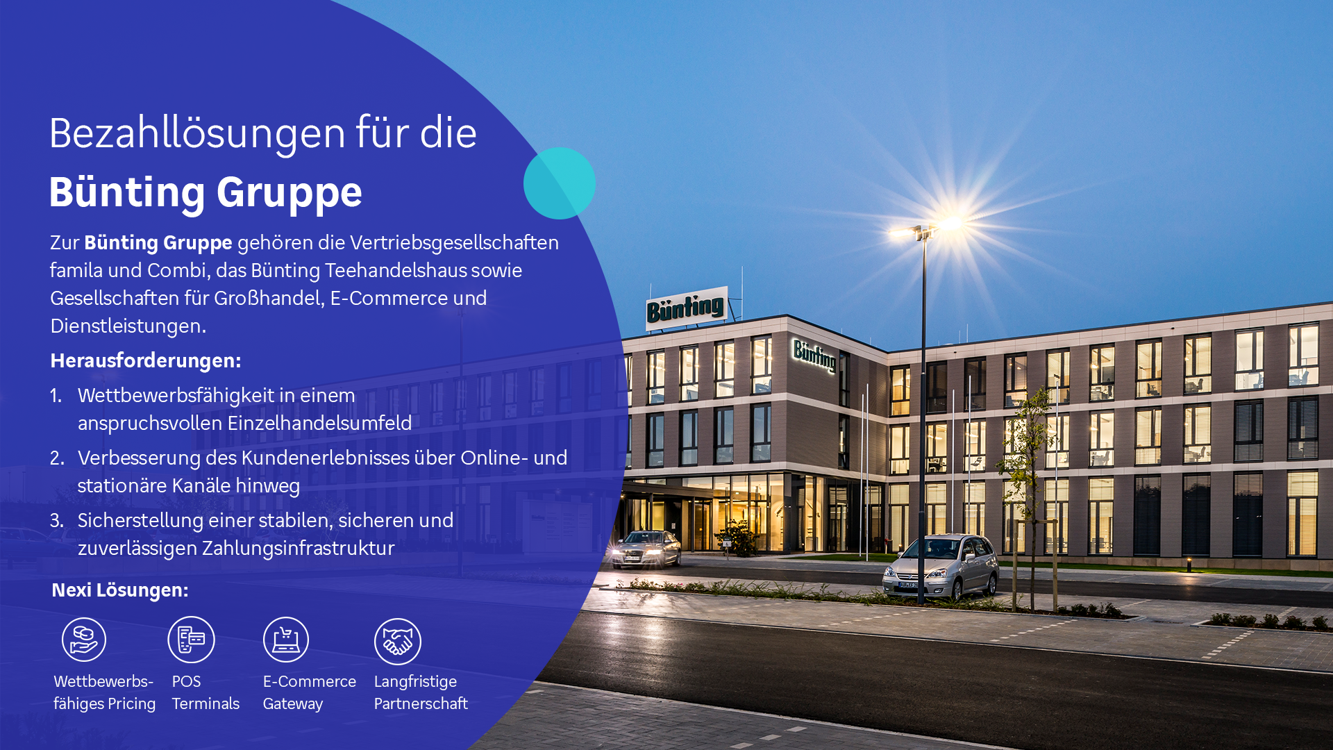 Bezahllösungen für die Bünting Gruppe