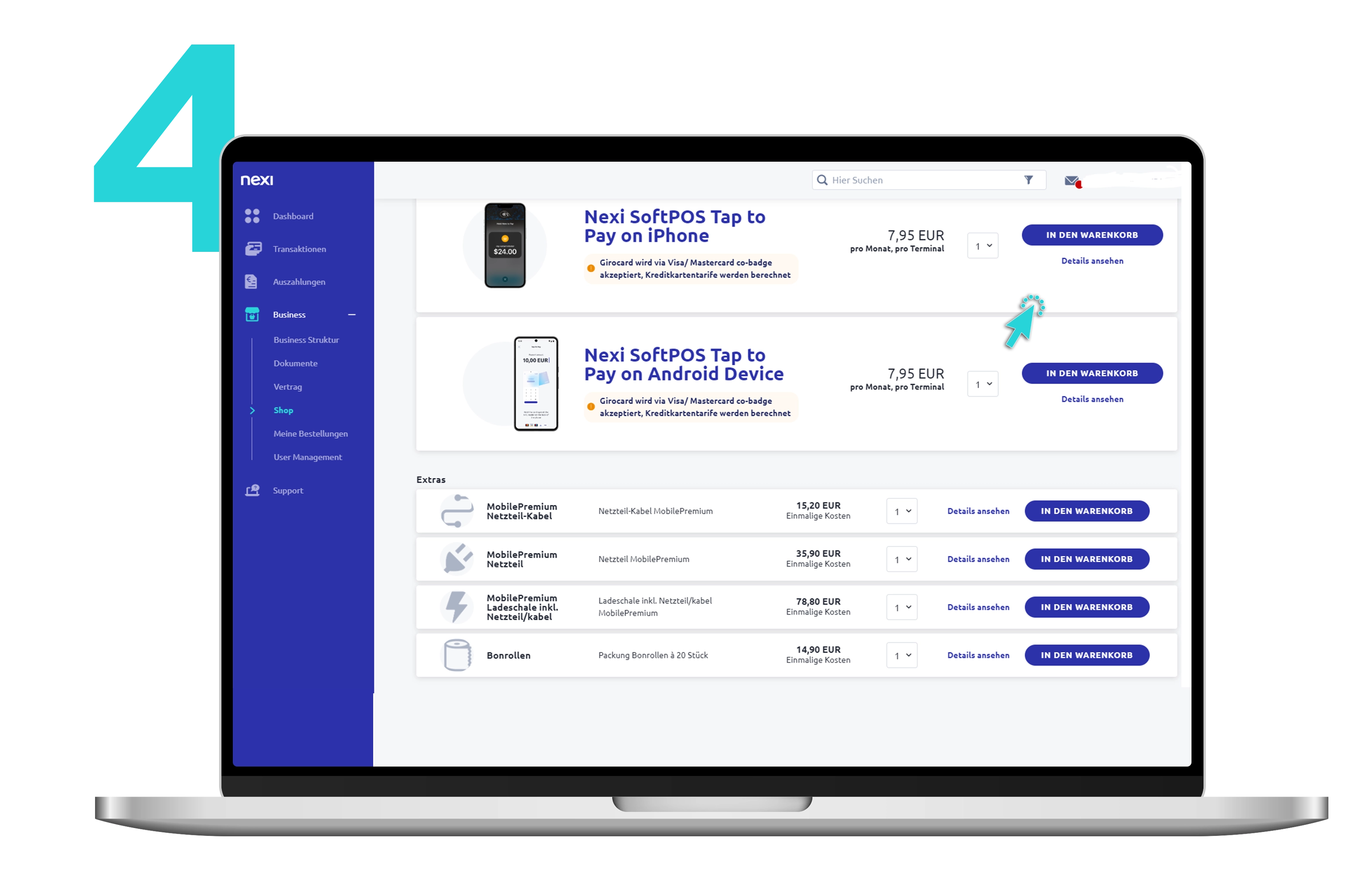 Merchant Portal Shop